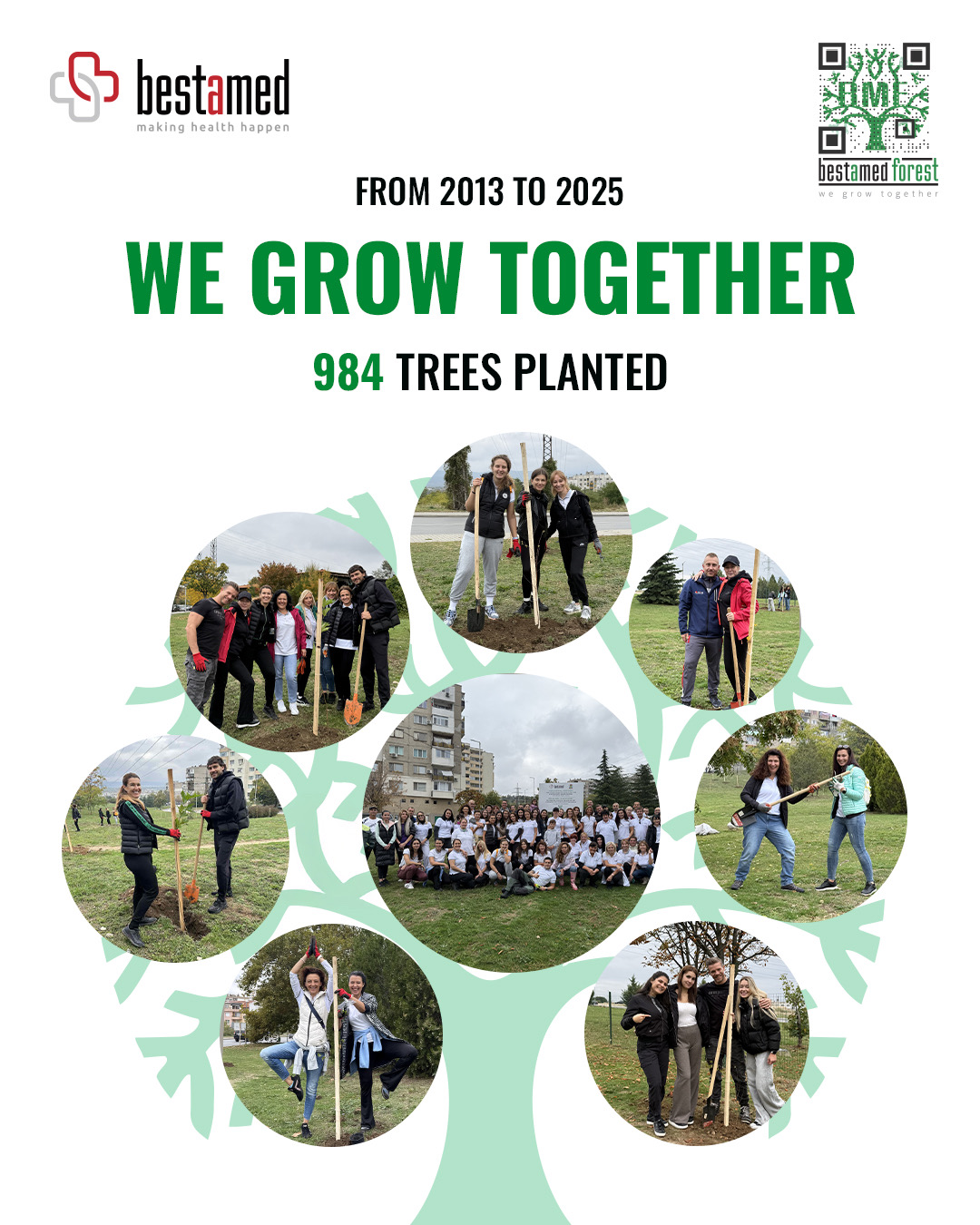🌳 The Besta Med Forest — Growing Together!