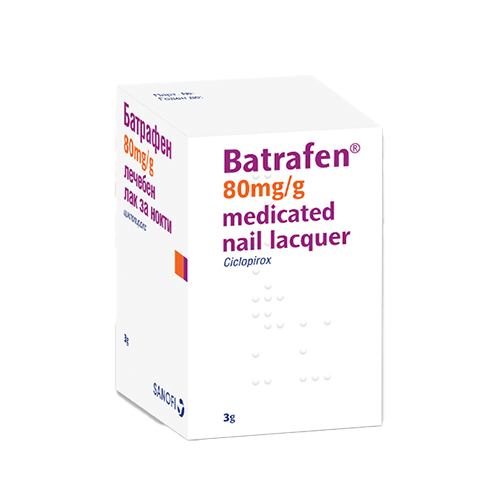 Batrafen nail lacquer 3 g — product packaging