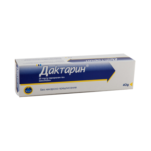 Daktarin gel 20 mg/g 40 g — product packaging