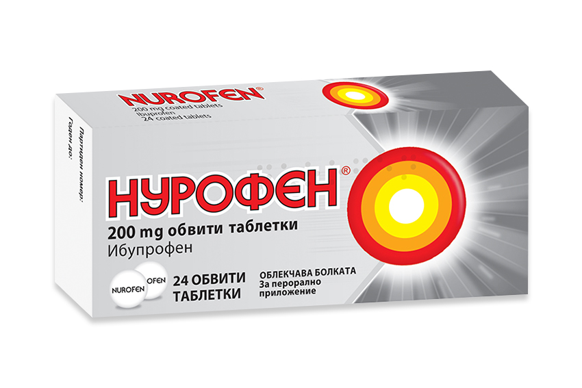 Nurofen tablets 200 mg x 24 — product packaging