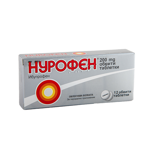 Nurofen tablets 200 mg x 12 — product packaging