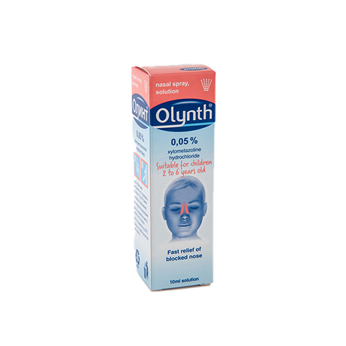 Olint spray 0,05% 10ml — product packaging