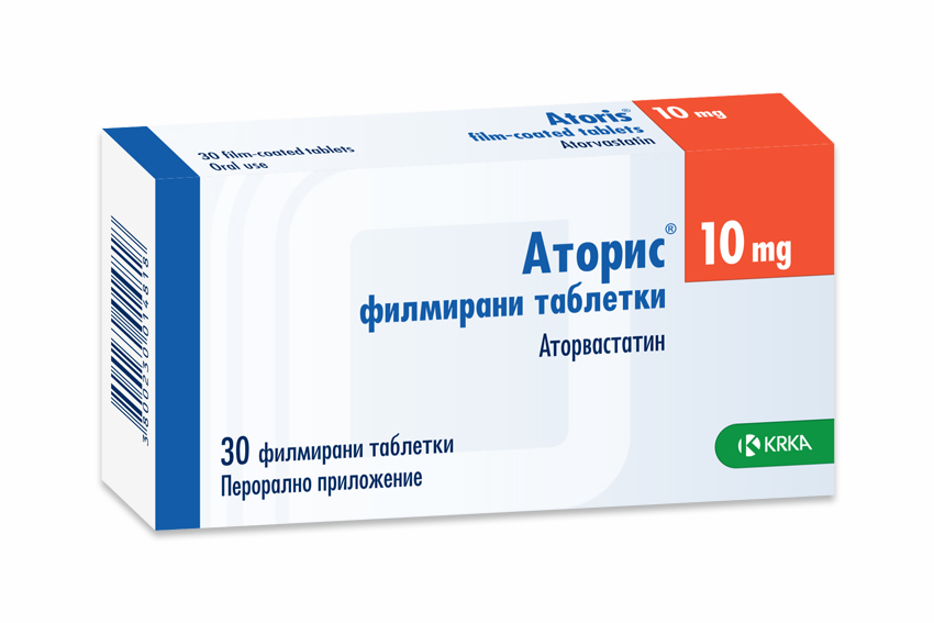 Atoris tablets 10 mg x 30 — product packaging