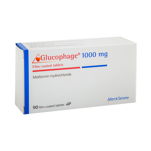 Glucophage tablets 750 mg x 60 — product packaging