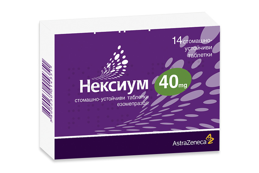 Nexium tablets 40 mg x 14 — product packaging