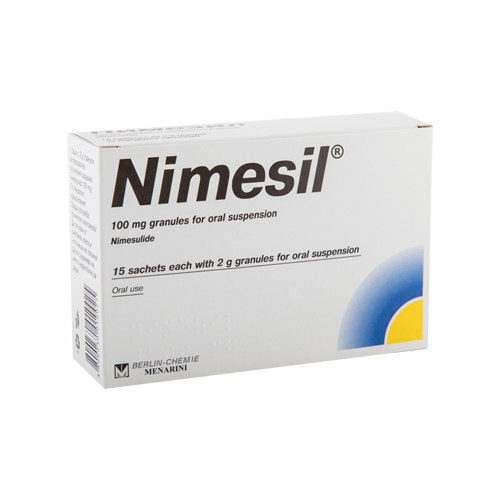 Nimesil sachet 100 mg x 15 — product packaging