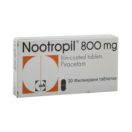 Nootropil tablets 800 mg x 30 — product packaging