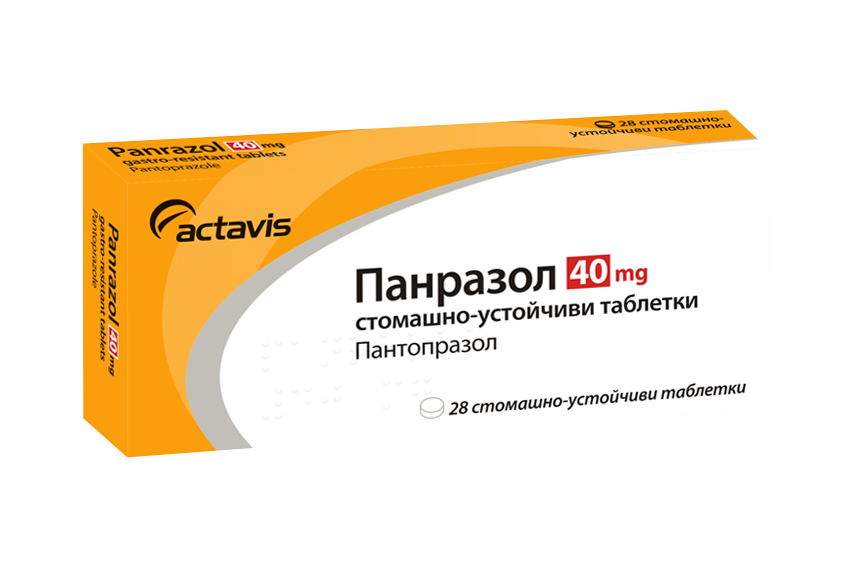Panrazol tablets 40 mg x 30 — product packaging