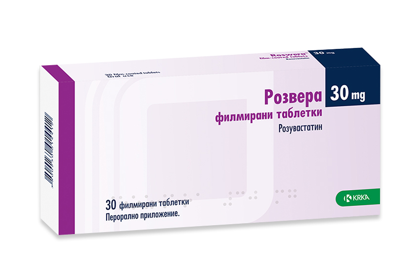 Rozvera tablets 30 mg x 30 — product packaging