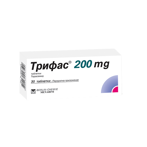 Trifas tablets 200 mg x 30 — product packaging