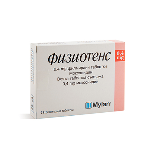 Physiotens tablets 0,4 mg x 28 — product packaging